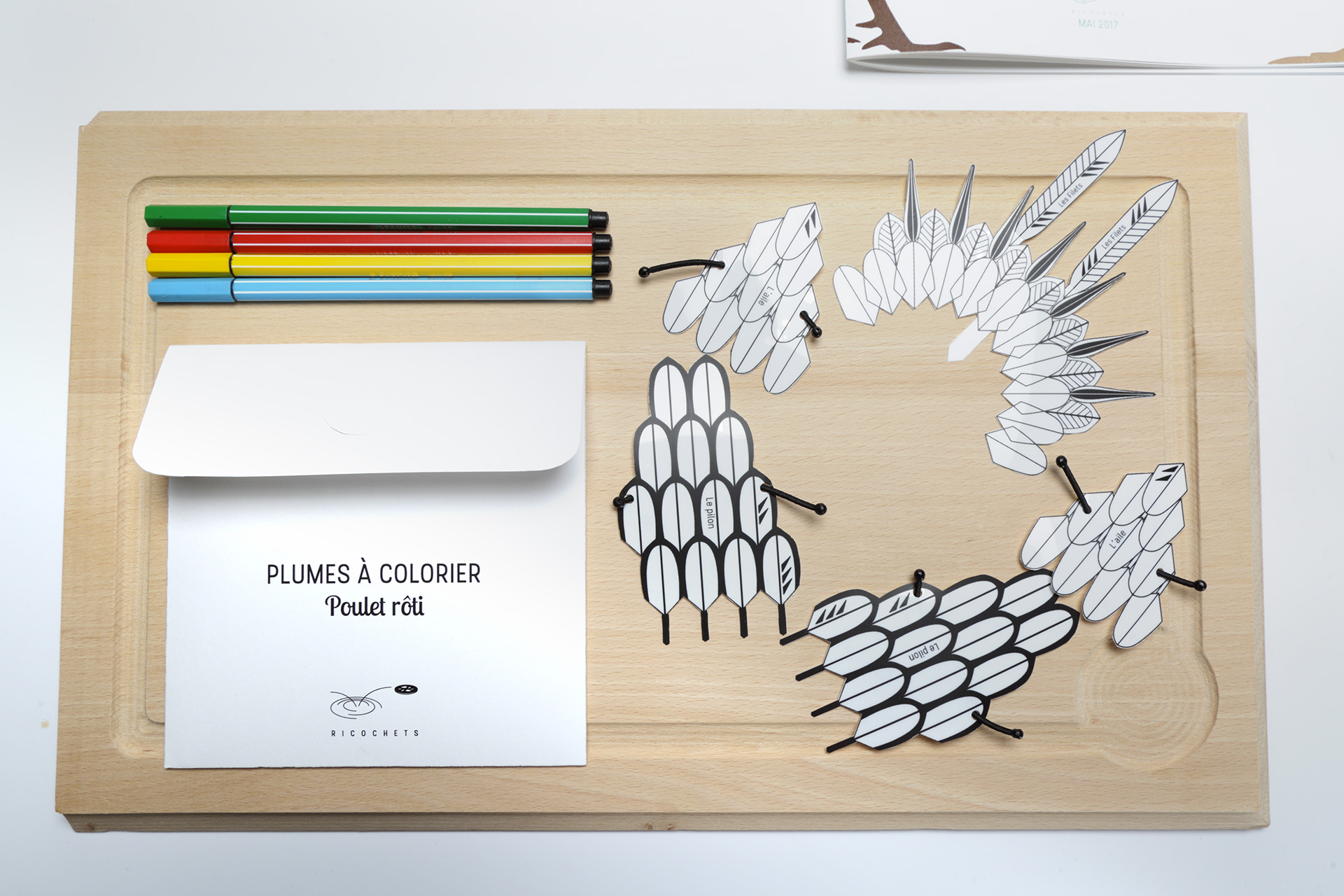 ecole_design_culinaire_master_food_education_poulet_presentation_plumes_coleur